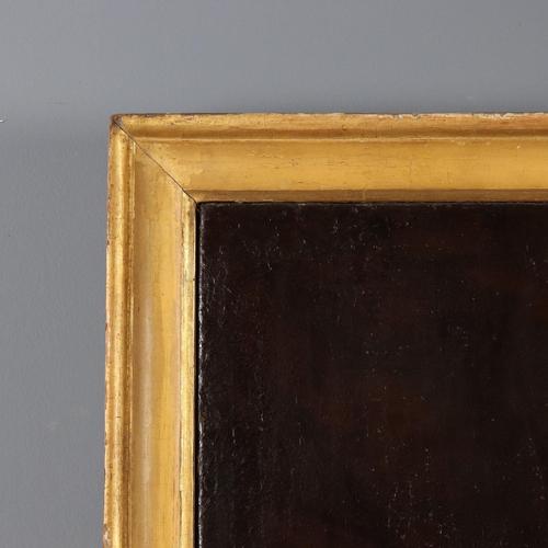 Brown French School, Moses Brings Water from the Rock, Late 17th Century, Oil on Canvas For Sale - Image 8 of 11