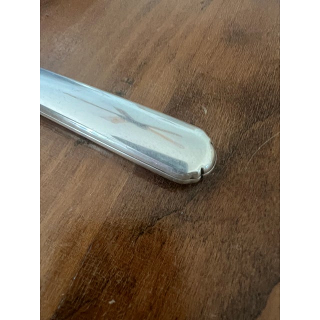 French Early 20th Century Puiforcat Sterling Silver Knife For Sale - Image 3 of 5