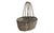 Farmhouse Small Silver Basket For Sale - Image 3 of 5