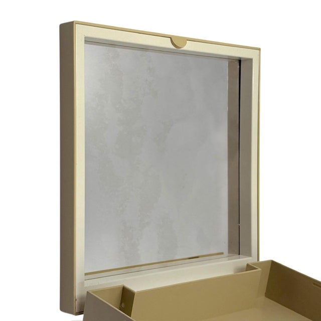 Minimalist Mirror Storage Box by Makio Hasuike for Gedy, Italy, 1970s For Sale - Image 10 of 15