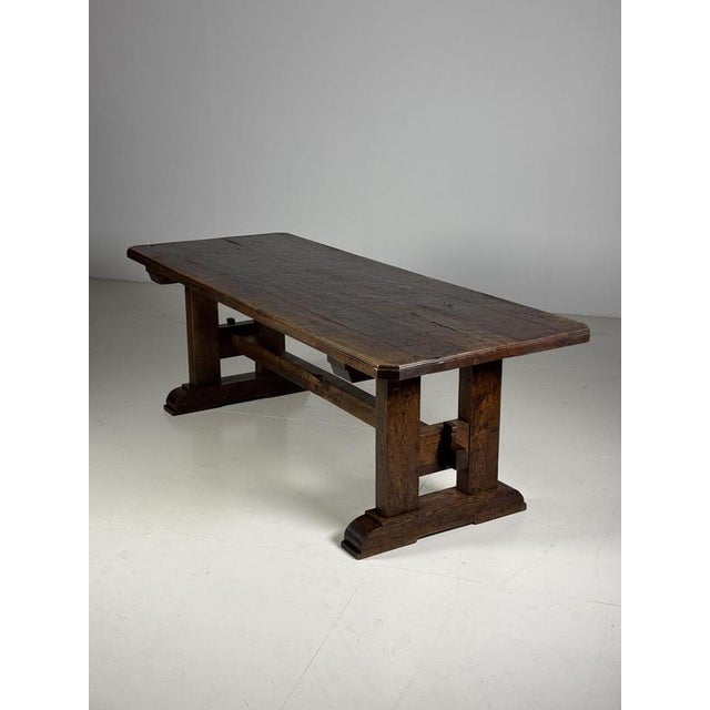 Belgian Monastery Table in Oak For Sale - Image 14 of 18