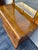 Vintage 1930s Art Deco Waterfall Bedroom Furniture Set Featuring Matching Wooden Grain Veneer Panels, Curved Edges, and Arched Mirrors For Sale - Image 10 of 12