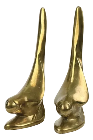 Brass Bird Bookends, 1950s, Set of 2