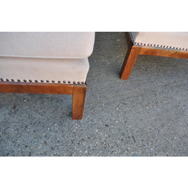 1930s Set of French Art Deco Chairs, 1930s For Sale - Image 5 of 11