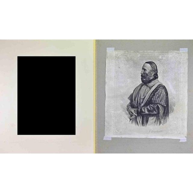 Unknown, Portrait of Giuseppe Garibaldi, 1800s, Paper For Sale - Image 3 of 4