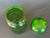 Green Vintage Green Glass Jar With Bubble Top For Sale - Image 8 of 12