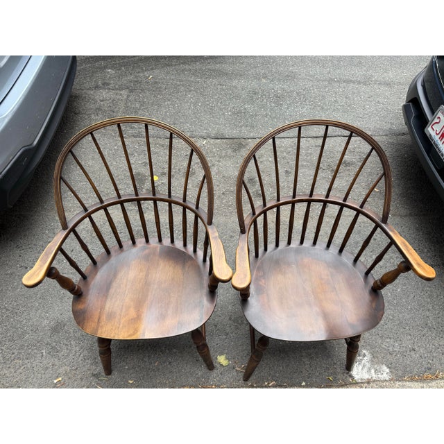 Traditional 1910s Antique Captains Chair For Sale - Image 3 of 12