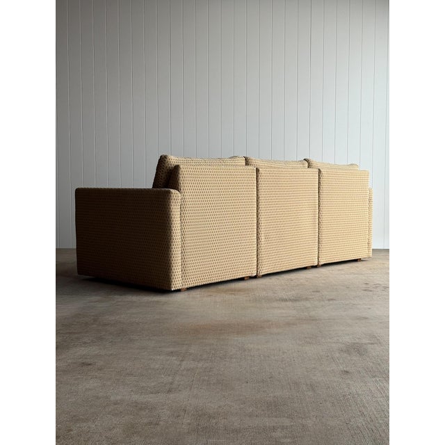 1990s Vintage Modular Three-Piece Sectional Sofa, Charles Pfister for Knoll For Sale - Image 10 of 15