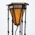 Art Deco Amsterdam School Painted Glass Chandelier, the Netherlands, 1930s For Sale - Image 9 of 15