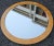Baker Furniture Company Vintage Charles Pfister for Baker Furniture Round Primavera and Burl Mirror For Sale - Image 4 of 7