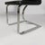 Italian Modern Chair in Black Leather and Steel, 1980s For Sale - Image 15 of 18