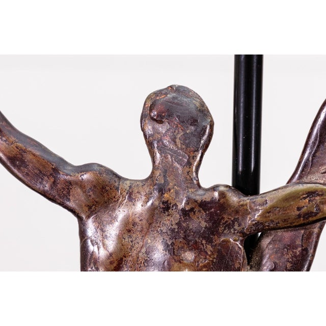 1970s John Mills Diver Signed Contemporary Cast Bronze Figurative Sculpture 1970 For Sale - Image 5 of 8