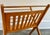 Mid 20th Century Mid Century Modern Romanian Wood Folding Magazine Rack For Sale - Image 9 of 9