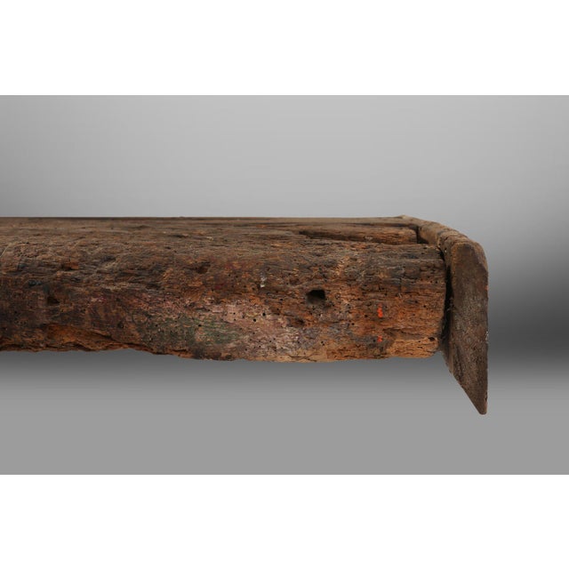 Industrial Oak Workbench with Exceptional Patina, Belgium, 1850 For Sale - Image 10 of 18