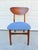 Vintage mid century Garrison 1960s Danish Modern Chair with a clam shell back and sculpted wood frame. Beautiful wood...