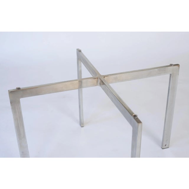 Metal Vintage Barcelona Style Coffee Table For Sale - Image 7 of 14
