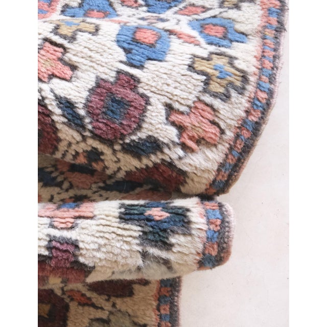 1960's Persian Wool Rug - 6.9 X 4.9 Ft For Sale - Image 9 of 9