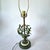 Metal 1950s Mid Century Modern Italian Tole Floral Table Lamp For Sale - Image 7 of 14