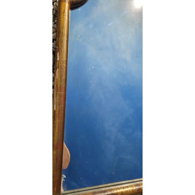 Large Antique French Gendarmes-Shaped Gilded Wood Mirror, 1890s For Sale - Image 3 of 9