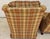 French Country Sherrill English Country Swivel Rocker Lounge Club Chair For Sale - Image 3 of 7