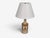 1960s Danish Modern Søholm Stentøj, Dotted Table Lamp, Beige Glazed Stoneware For Sale - Image 4 of 10