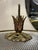 Tan Vintage Hollywood Regency Style Beaded Lamp For Sale - Image 8 of 10