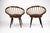 Wood Circle Chairs by Yngve Ekström for Swedese, Sweden, 1950s, Set of 2 For Sale - Image 7 of 17