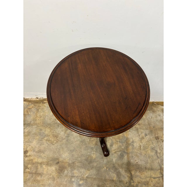 Antique English Mahogany Wine Table For Sale - Image 4 of 6
