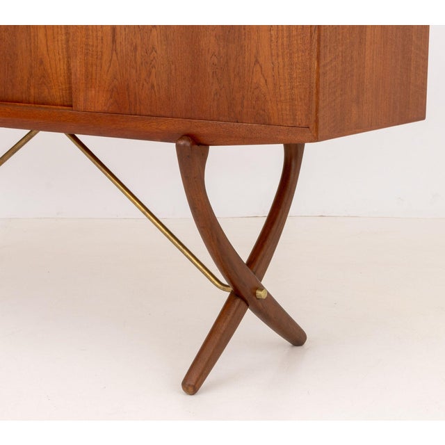 Hans J. Wegner for Carl Hansen Teak Sideboard For Sale - Image 9 of 11