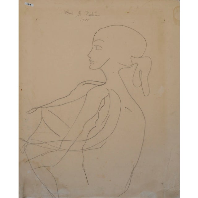 Vintage Fauvist Nude Study by Louis Nadalini For Sale In Monterey, CA - Image 6 of 7