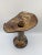 Vintage Mid Century Modern Studio Art Pottery Mushroom Vase Earth Tone For Sale - Image 11 of 14