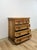 Late 20th Century Mexican Solid Pine Five Drawer Dresser Wrought Iron Pulls Rustic Farmhouse Chest For Sale - Image 10 of 13
