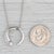 0.20ctw Diamond Cuff Pendant Necklace 14k White Gold Cable Chain 17"-18" For Sale In Greensboro - Image 6 of 6