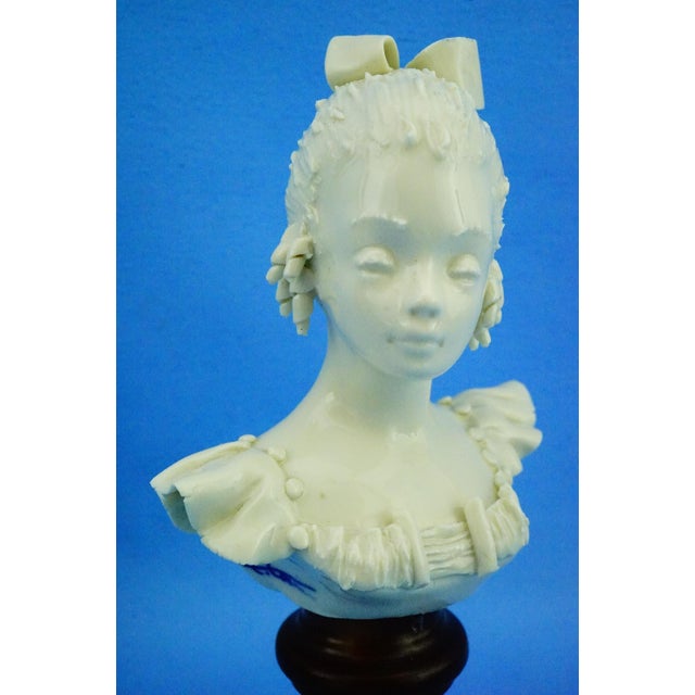Tarcisio Tosin, Bust of a Lady, 20th Century, Porcelain For Sale - Image 9 of 18