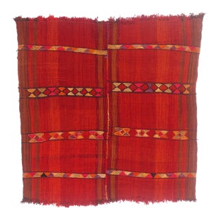 Vintage Turkish Kilim Rug, 05'07 X 05'07 For Sale