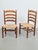 Set of Brutalist Wood and Wicker Chairs in the style of Charlotte Perriand, 1960s, Set of 2 For Sale - Image 16 of 16