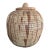 Share Vintage Botswana Coiled Basket With Lid 10.5" African Tribal Art Ginger Jar For Sale