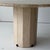 Stone International Vintage Travertine Circle Table by Stone International For Sale - Image 4 of 8