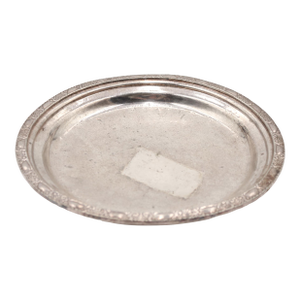 Waldorf Astoria Art Deco Silver Plated Brass Round Platter