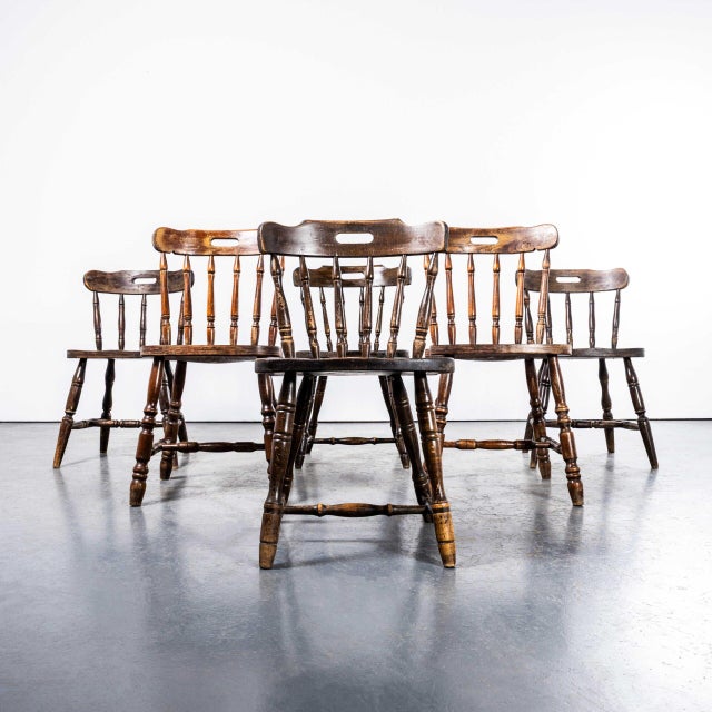 Vintage English Penny Public House Dining Chair, 1970s For Sale - Image 3 of 9