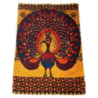 Vintage Danish Cotton Carpet from Ege Taepper, 1970s For Sale