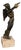 20th Century Nude Goddess Nike Winged Victory Sculpture in Bronze with Marble Base For Sale