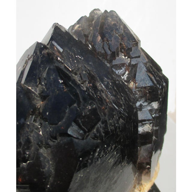 Black Black Quartz Natural Crystal Point For Sale - Image 8 of 9