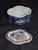 Japanese Japanese Porcelain Ware Trinket Box Vintage Painted Floral Lidded Multi Lobe 50s For Sale - Image 3 of 14