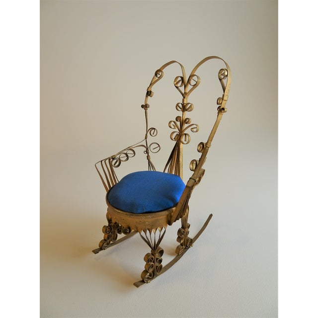 Vintage Pin Cushion Rocking Chair Chairish