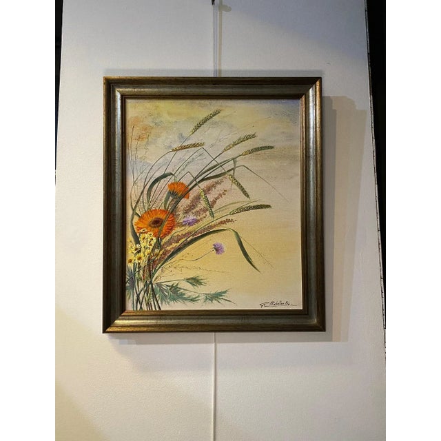 René Michallon, The Seven Ears of Happiness, Oil on Canvas, 1986, Framed For Sale - Image 3 of 8