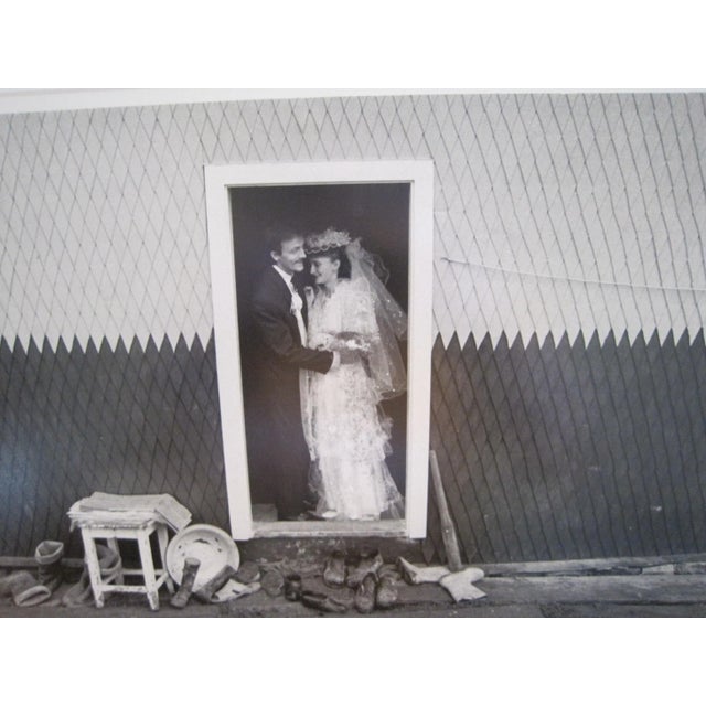 Traditional Eastern Europe/Prague Wedding Photo. Black and White film photo Printed on fiber paper