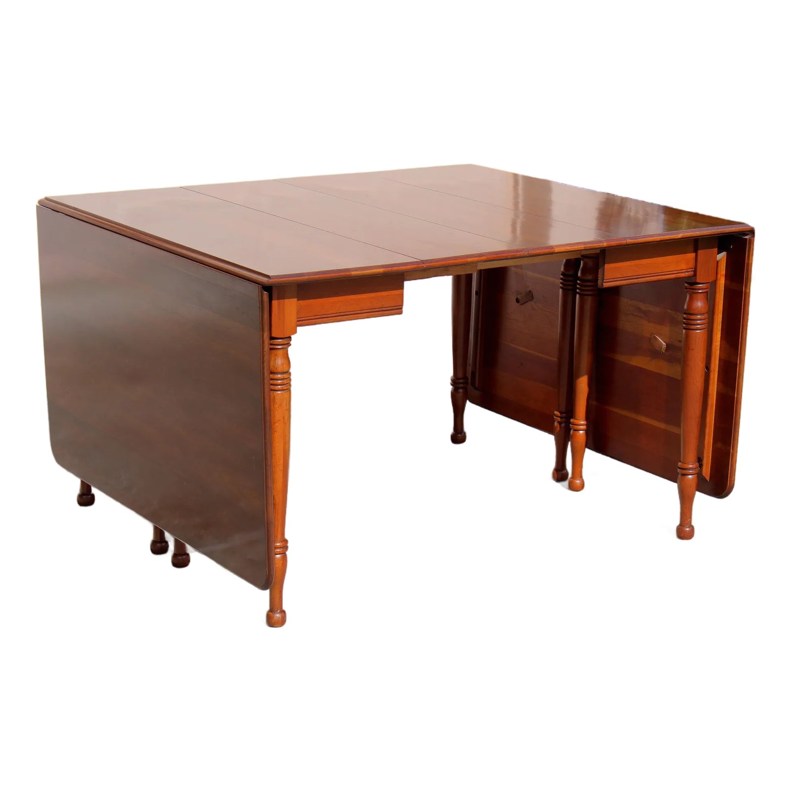 Vintage Pennsylvania House Drop-Leaf Dining Table With Extensions ...