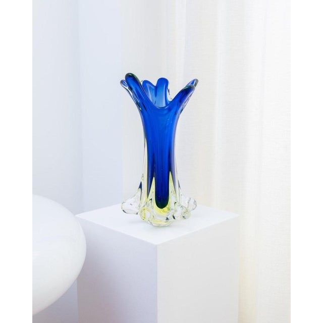 Glass Vase from Fratelli Toso, Italy, 1970s For Sale - Image 10 of 11