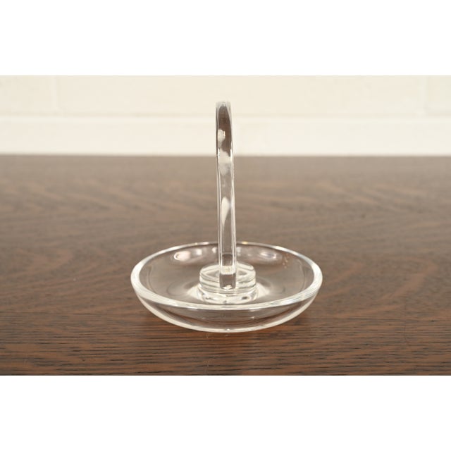 Lalique "Naiade" Art Deco Crystal Ring Dish For Sale - Image 9 of 13
